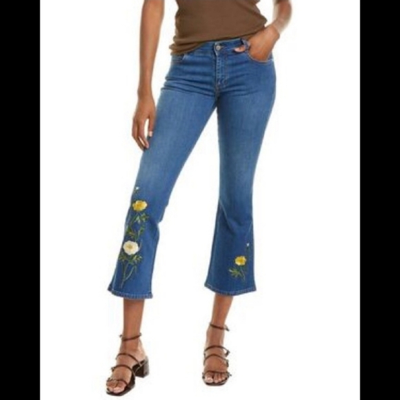 Stella McCartney Groovy Floral Denim Jeans - Picture 3 of 10